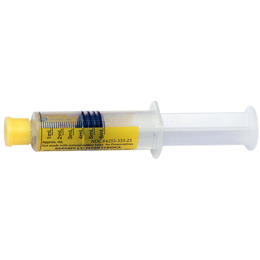 IV Flush Syringes | Medefil Heparin IV Flush Heparin Sodium, Porcine 100 U/mL Prefilled Flush Syringes 3 mL, 60/Box