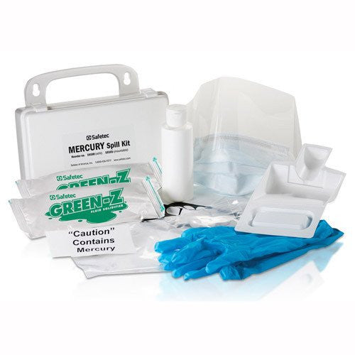 Spill Kits, | Mercury Spill Clean Up Kit with Hard Case