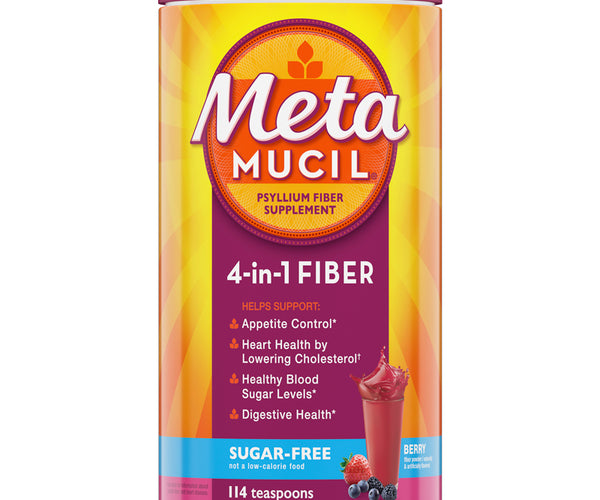 can you take metamucil while on semaglutide Metamucil Psyllium Fiber Sugar Free Powder with Berry Burst Flavor