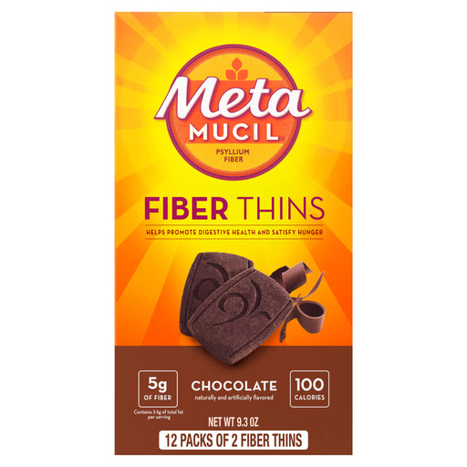 Fiber Supplement | Metamucil Fiber Thins - Chocolate