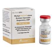 Methylprednisolone acetate with box