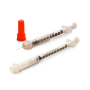 29 Gauge x ½ Monoject 1 mL Insulin Syringes, Safety 1 cc, Permanent Needle, 100/box Default Title