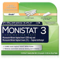 Monistat 3 Vaginal Antifungal Miconazole Nitrate Prefilled Cream 3-Day Treatment