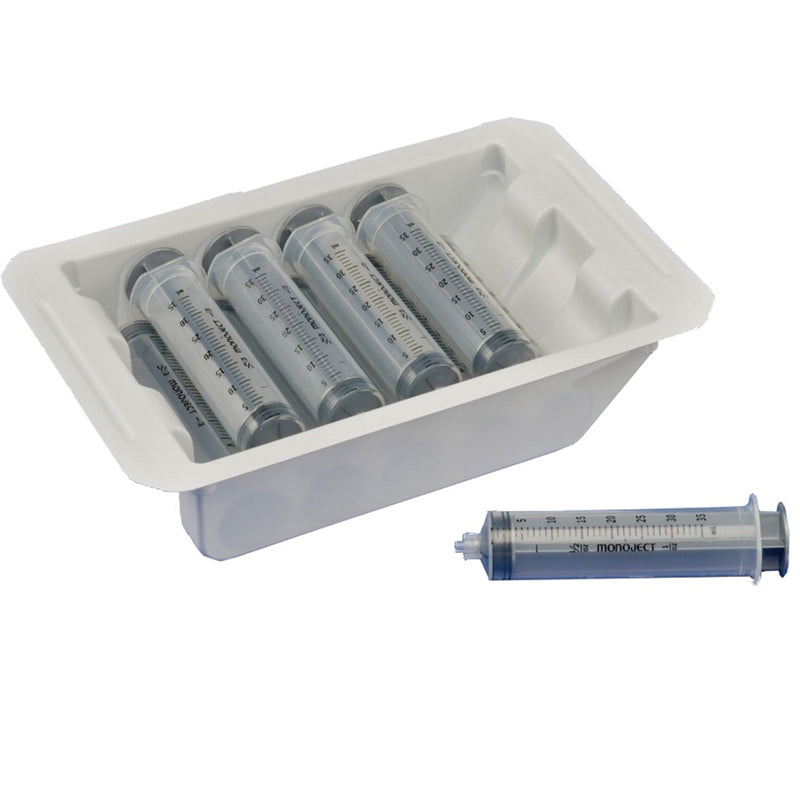 Monoject Pharmacy Tray 3mL Luer Lock Tip Syringe without Needle, 25 Co —  Mountainside Medical Equipment