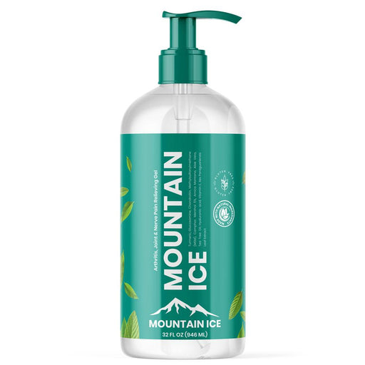 Mountain Ice Mountain Ice Arthritis, Joint & Nerve Pain Relief Gel 32 oz Pump Bottle | Mountainside Medical Equipment 1-888-687-4334 to Buy