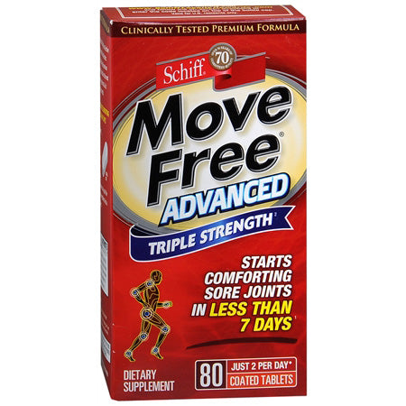 Buy Reckitt Benckiser Move Free Advanced Formula Joint Care Strengthener, 80 Count  online at Mountainside Medical Equipment