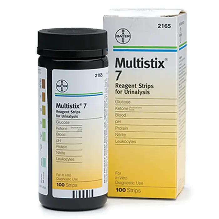Buy Bayer Healthcare Multistix 7 Reagent Test Strips for Urinalysis, 100 count  online at Mountainside Medical Equipment