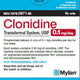 Clonidine Transdermal Patch 0.1 mg 24-Hour 4/Box by Mylan (RX)