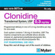 Clonidine Transdermal Patch 0.3mg 24-Hour 4/Box by Mylan (RX)