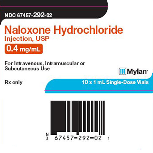 Mylan Pharmaceuticals Mylan Naloxone Hydrochloride for Injection 1 mL, 10/Box | Buy at Mountainside Medical Equipment 1-888-687-4334