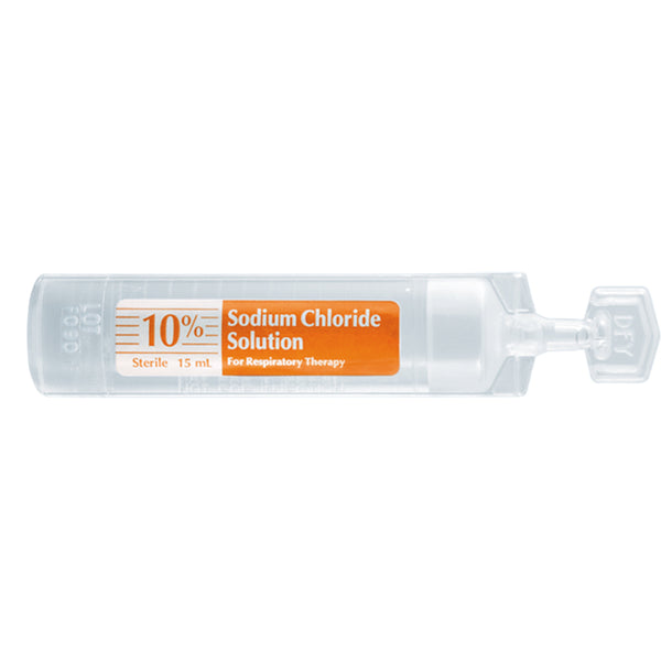 Mylan Sodium Chloride 10% for Inhalation Solution Unit Dose Vials 15 mL, 50 Per Box (Rx)