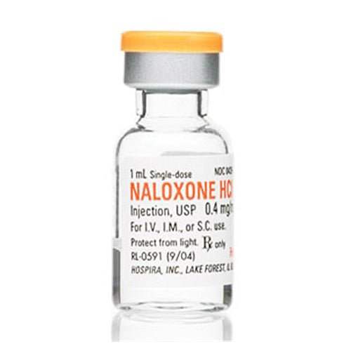Pfizer Injectables Naloxone For Injection 0.4 mg Flip-top Vials, Single-Dose Glass 10/Box | Buy at Mountainside Medical Equipment 1-888-687-4334