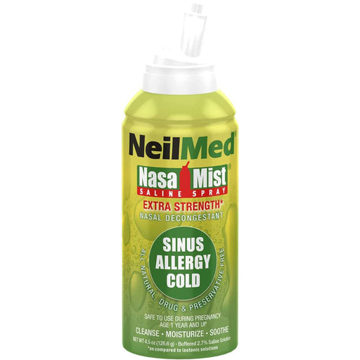 NeilMed Products Inc. NasaMist Saline Nasal Decongestant Spray Extra Strength | Mountainside Medical Equipment 1-888-687-4334 to Buy