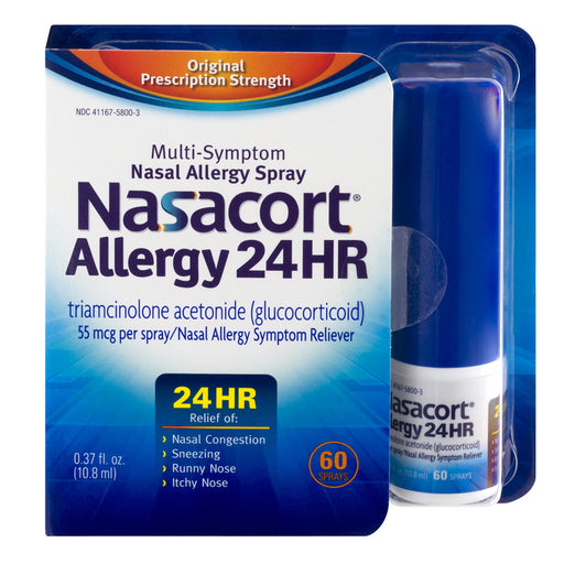 Allergy Relief Nasal Spray | Nasacort Nasal Allergy Relief Medicine, 60 Sprays