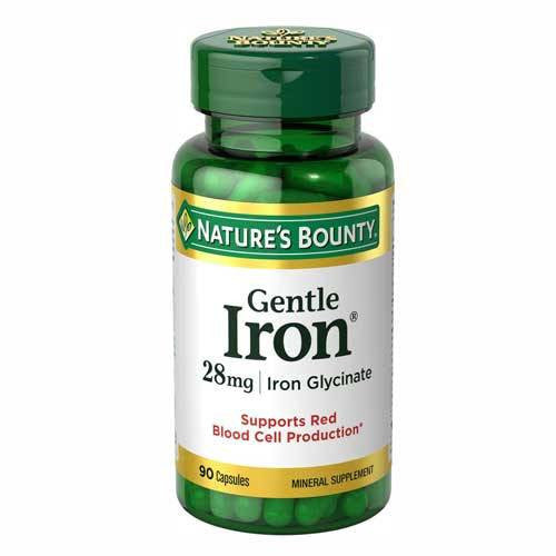 Shop for Nature’s Bounty Iron Supplement for Red Blood Cell Support used for Iron Deficiency Treatment
