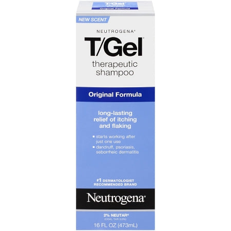 Dandruff Shampoo | Neutrogena T-Gel 0.5% Therapeutic Shampoo, Original Formula 16 oz