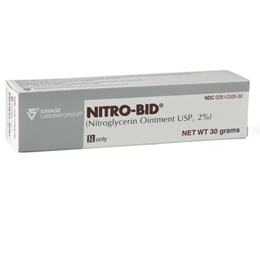 Buy Savage Nitro-Bid Ointment 2% Tube, 60 gram (Rx)  online at Mountainside Medical Equipment