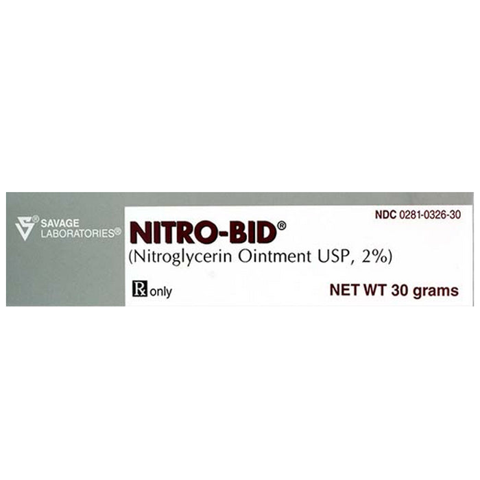 Nitro-Bid (Nitroglicerina) Ungüento al 2%