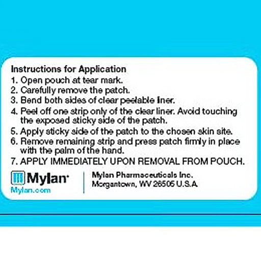 Buy Mylan Pharmaceuticals Mylan Nitroglycerin Transdermal Patches 0.2 mg/hr, 30 Count (Rx)  online at Mountainside Medical Equipment