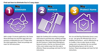 Buy MedTech Nix Lice Killing Treatment Cream Rinse with Nit Comb -Kills Lice & Eggs (Nits)  online at Mountainside Medical Equipment