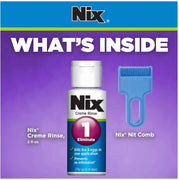 Buy MedTech Nix Lice Killing Treatment Cream Rinse with Nit Comb -Kills Lice & Eggs (Nits)  online at Mountainside Medical Equipment