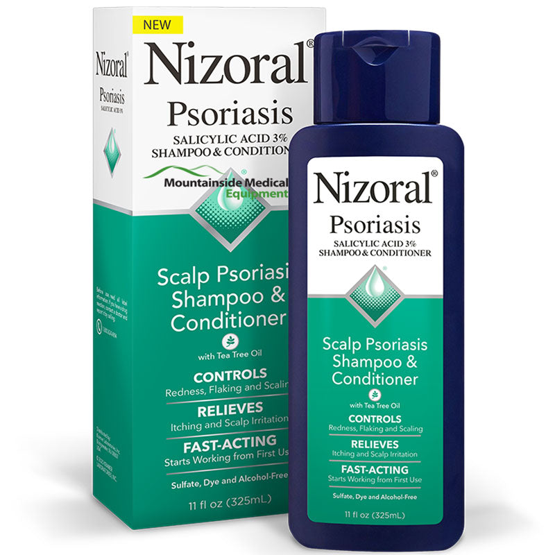 Nizoral Scalp Psoriasis Shampoo & Conditioner (Relieves Itchy Dry Skin —  Mountainside Medical Equipment