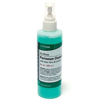 perineal care supplies no-rinse cleanser barrier cream