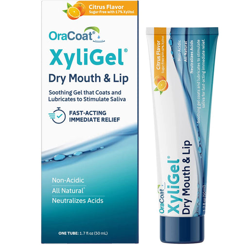 Quest Products OraCoat XyliGel Dry Mouth & Lip Moisturizing Relief Gel with Xylitol, Sugar Free | Mountainside Medical Equipment 1-888-687-4334 to Buy