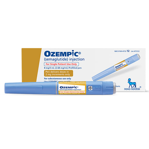 Novo Nordisk Ozempic (Semaglutide Injection) 2mg/0.75mL Single-Patient-Use Pen 3mL