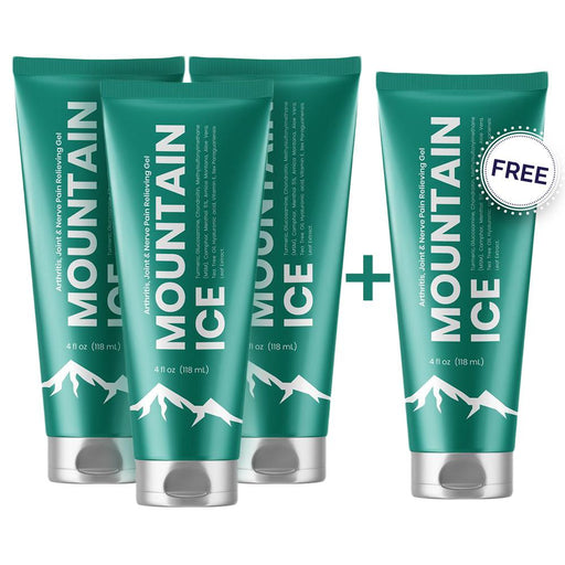 Buy Mountain Ice Mountain Ice Arthritis, Nerve and Joint Pain Relieving Gel, 4oz. 3+1 Free  online at Mountainside Medical Equipment