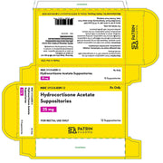 Buy Patrin Pharma Hydrocortisone Acetate Rectal Suppositories 25mg, 12 Count (Rx)  online at Mountainside Medical Equipment