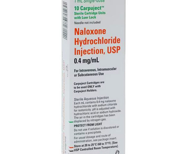 Naloxone 0.4 mg: Opioid Overdose Emergency Treatment — Mountainside Medical
