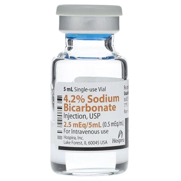 Sodium bicarbonate injection 4.2% — Mountainside Medical Equipment