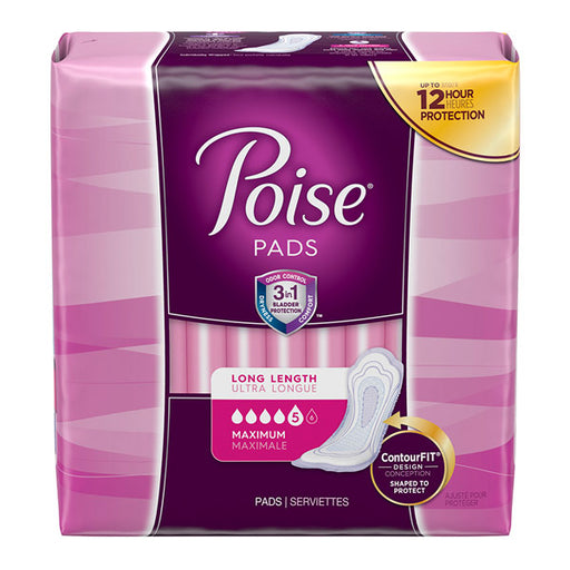 Buy Kimberly Clark Poise Maximum Absorbency Pads Long Length 39/pk  online at Mountainside Medical Equipment