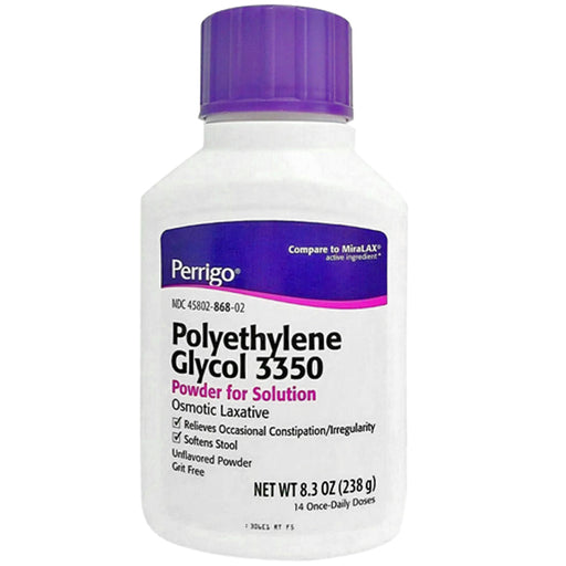 Buy Padagis US Polyethylene Glycol 3350 Powder, 8.3 oz  online at Mountainside Medical Equipment
