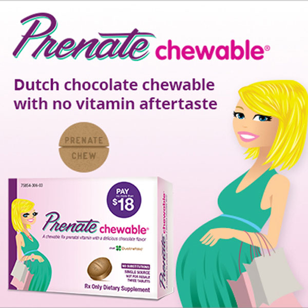 Buy Avion Pharmaceutical Avion Prenate Chewable Vitamin Dutch Chocolate 30ct (Rx)  online at Mountainside Medical Equipment