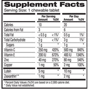 Buy Valeant Pharmaceuticals PreserVision AREDS 2 Chewables Eye Vitamin and Mineral Supplement  online at Mountainside Medical Equipment
