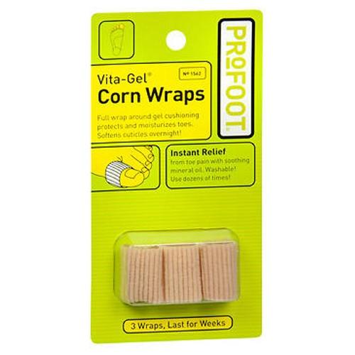Buy Profoot Care Vita-Gel Corn Wraps 3 ct used for Footcare