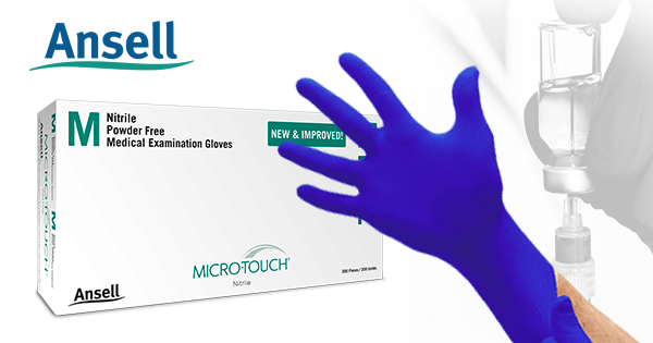 Buy Ansell Purple Nitrile Gloves, Micro-Touch Medical Examination Gloves by Ansell  online at Mountainside Medical Equipment