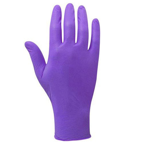 Omni International Purple Nitrile Gloves Medical-Grade -Powder Free | Mountainside Medical Equipment 1-888-687-4334 to Buy