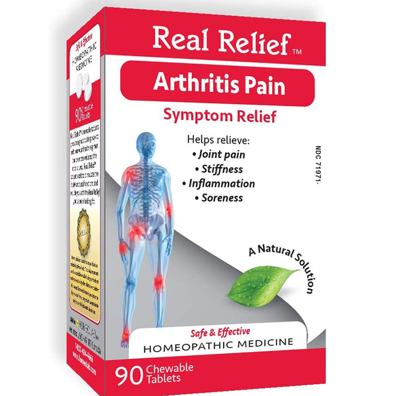 Buy Homeolabs USA Real Relief Arthritis Pain Tablets 90 Chewable Tablets Homeopathic Medicine  online at Mountainside Medical Equipment