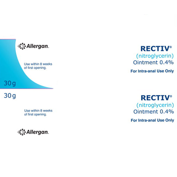 Rectiv Rectiv Ointment 0.4%Tube 30 Grams (RX) — Mountainside Medical