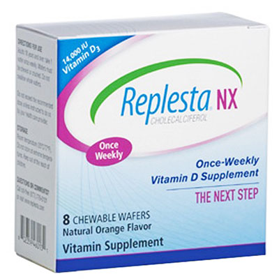 Replesta NX Vitamin D 14000Unit Chewable Wafers, Orange (2 Month Suppl ...