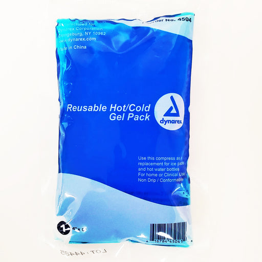 Dynarex Reusable Cold or Hot Gel Pack Freezer & Microwave Safe 4" x 6" | Mountainside Medical Equipment 1-888-687-4334 to Buy