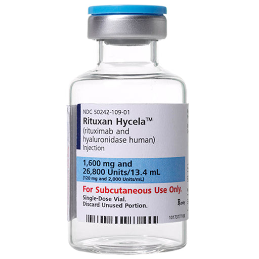 Buy Genentech USA Rituxan Hycela (rituximab/hyaluronidase human) 1600mg and 26800 Units Single-Dose Vial **Refrigerated Item**  online at Mountainside Medical Equipment
