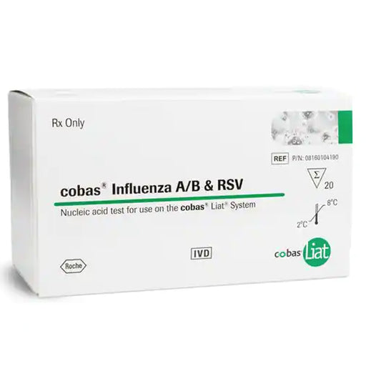  | Cobas Liat Nucleic Acid Test Influenza A+B Respiratory Syncytial Virus (RSV) For Cobas Liat Automated PCR Analyzer, 20 Tests **Requires Refrigeration*