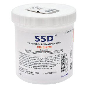 Silver Sulfadiazine Cream | SSD Silver Sulfadiazine Cream 1%, 400 gram Large Jar