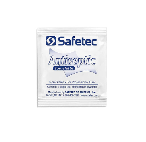 Buy Antiseptic Premoistened Towelette Wipes with 66.5% Ethyl Alcohol,  100ct. used for Antiseptic Wipes
