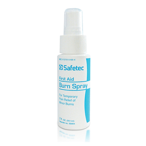 First Aid Burn Spray with 2% Lidocaine, 2oz Spray for quick pain relief and soothing burn treatment.