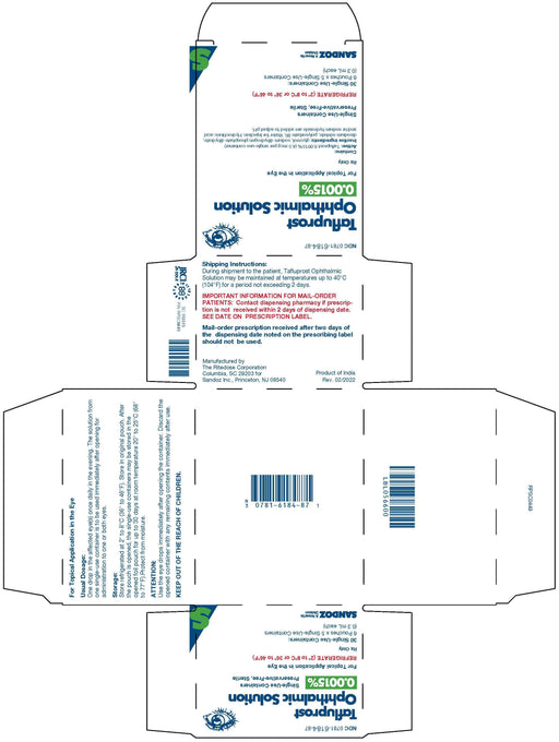 Buy Sandoz Sandoz Tafluprost Ophthalmic Solution Eye Drops 0.0015% Preservative Free, Sterile 30 Count  online at Mountainside Medical Equipment